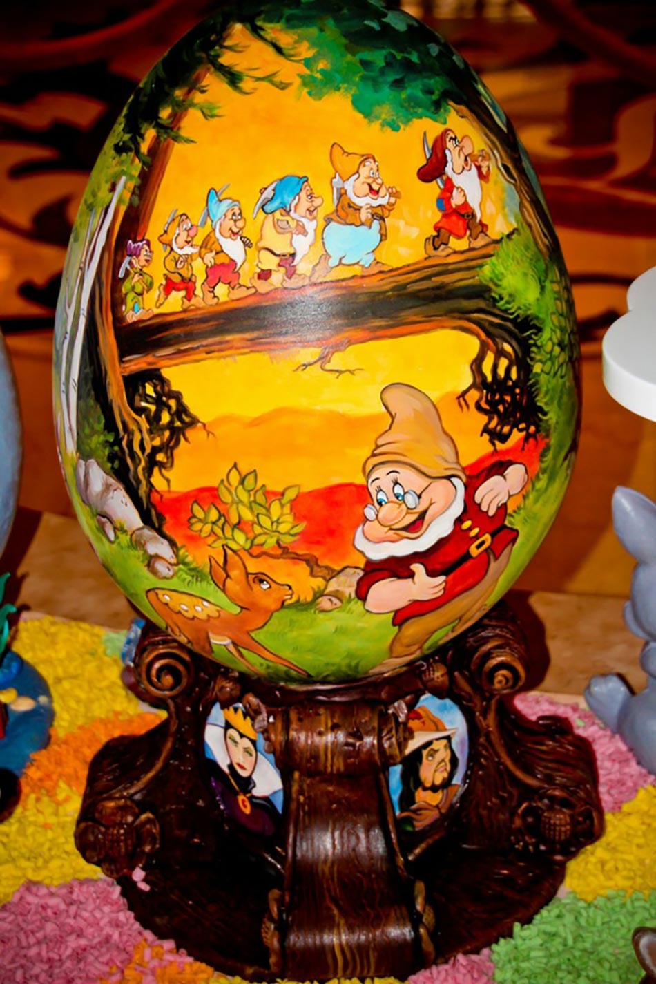 oeufs disney paques peints