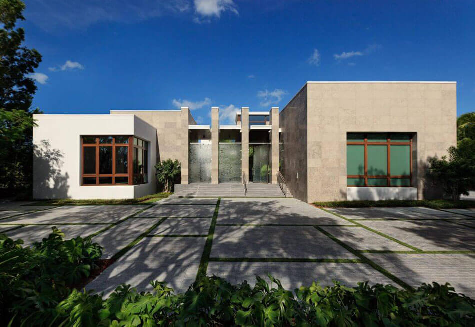 architecture résidentielle exotique Floride maison propriété