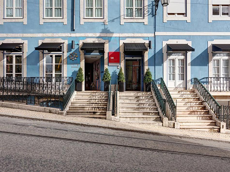 Ancien bâtiment transformé en boutique hôtel LX