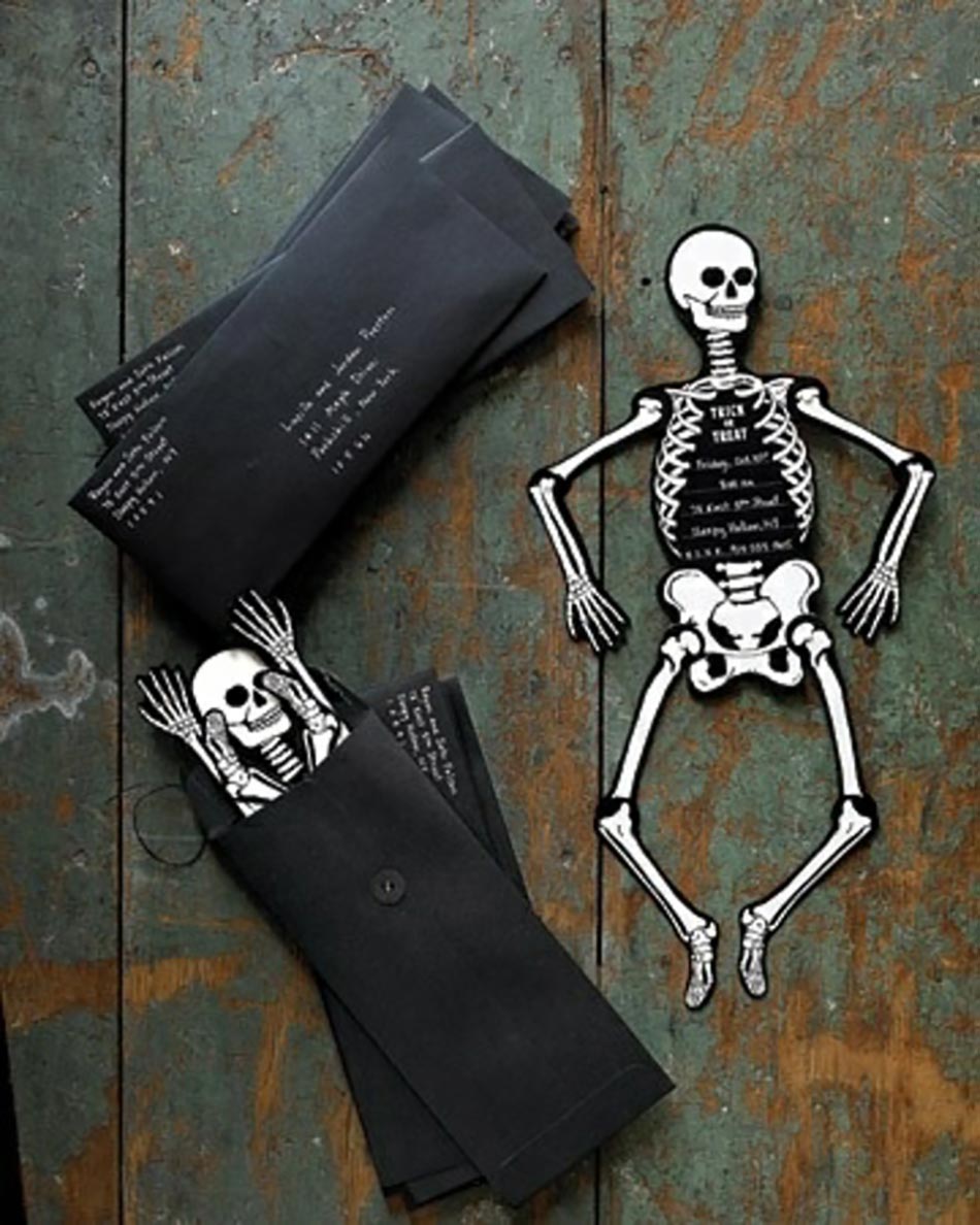 Idées déco invitation Halloween fête party