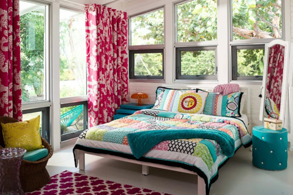 couleurs multiples exotiques design