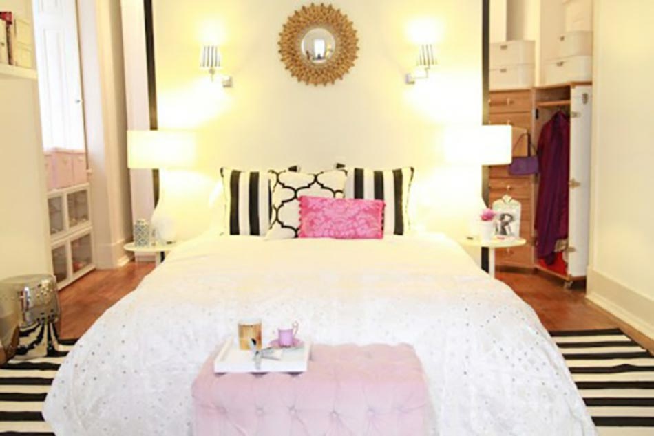 décoration rayures chambre design