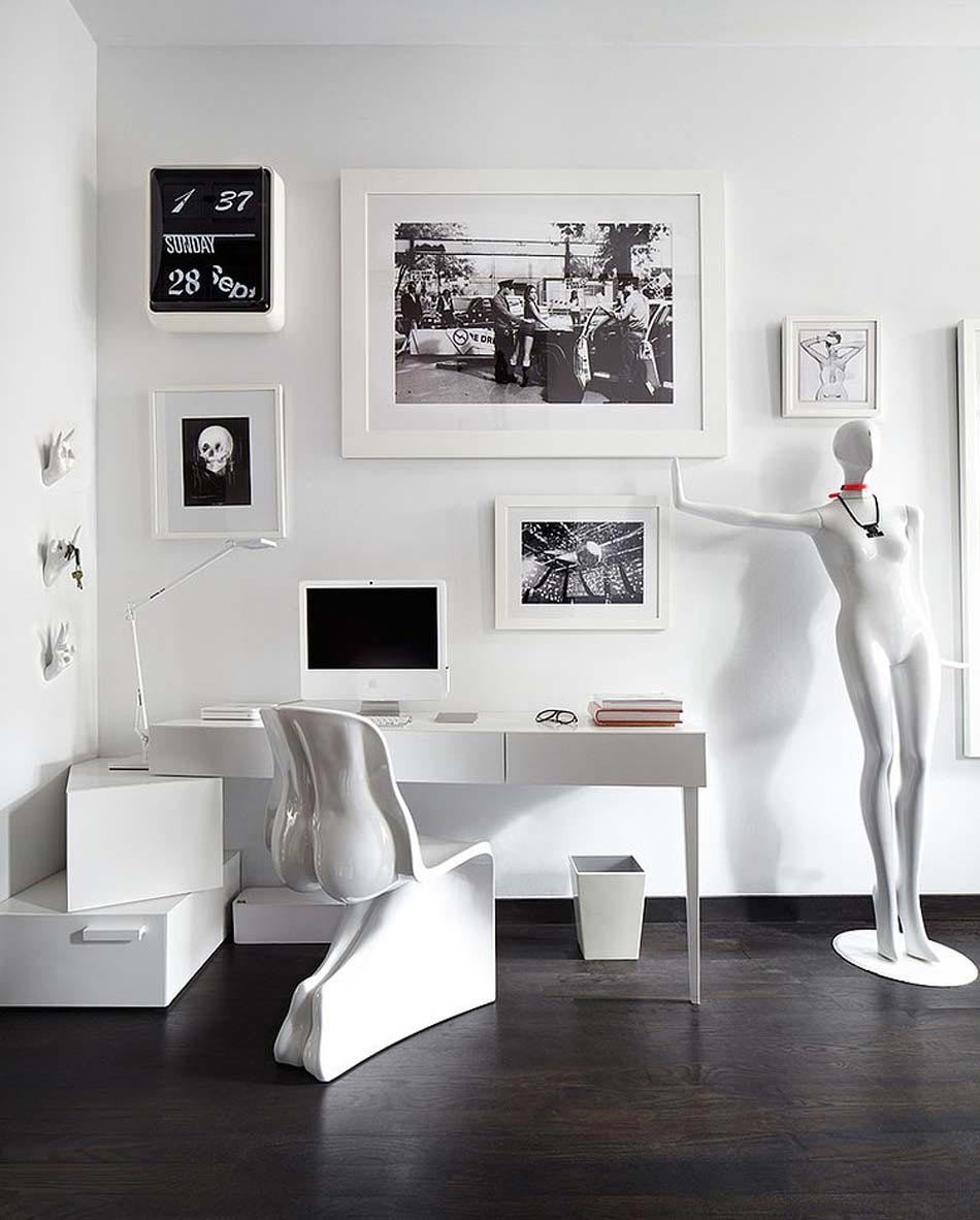 bureau intérieur loft déco artistique