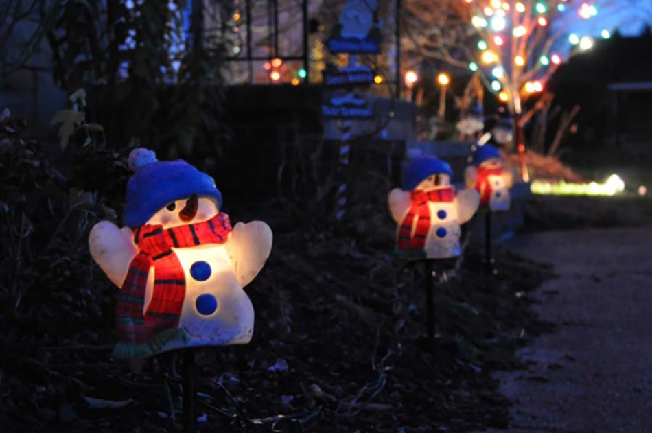 accessoires déco Noël espaces extérieurs jardin
