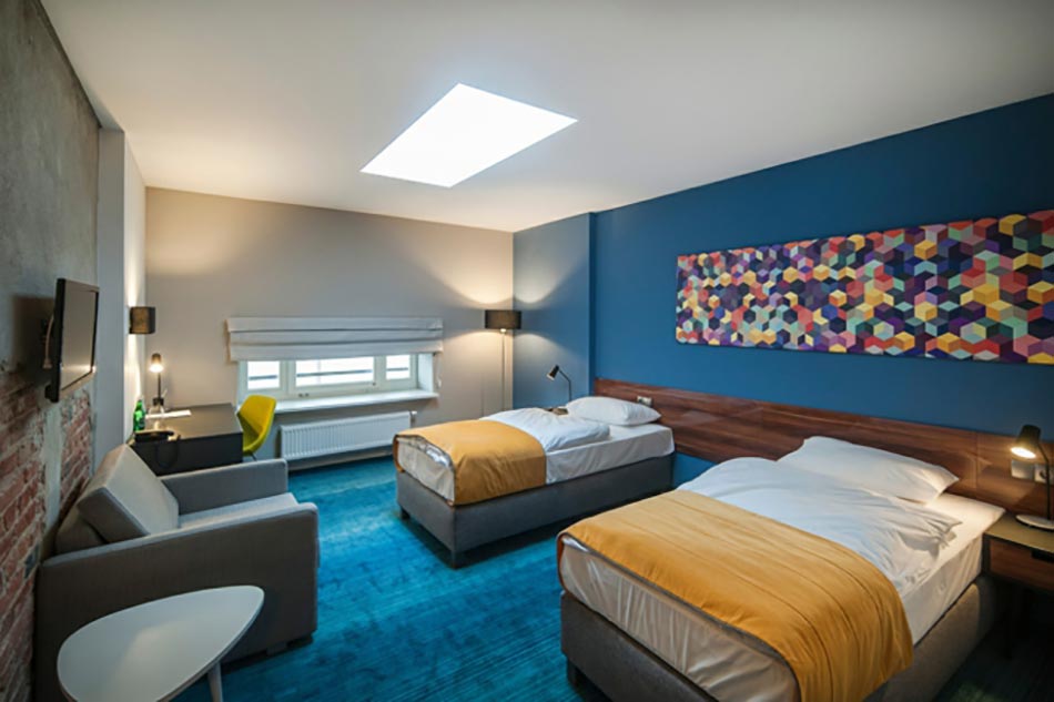 chambre aux lits séparés Tobaco hotel