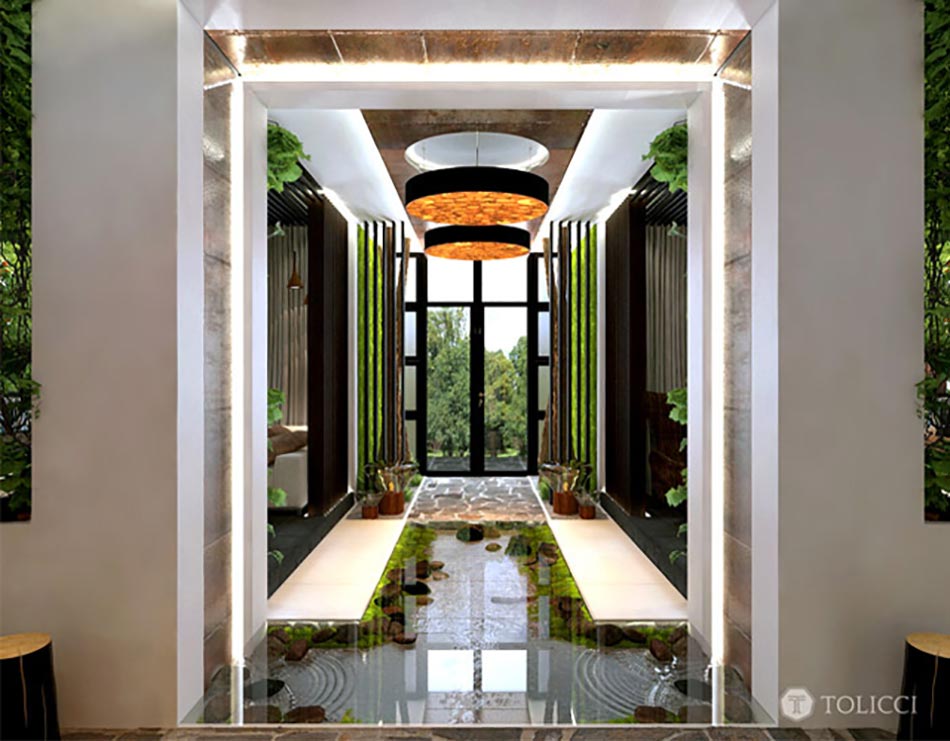 Influence zen lac décoratif intérieur