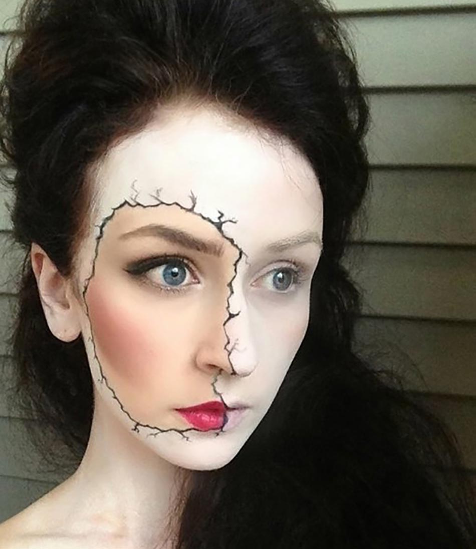 maquillage Halloween glamour original