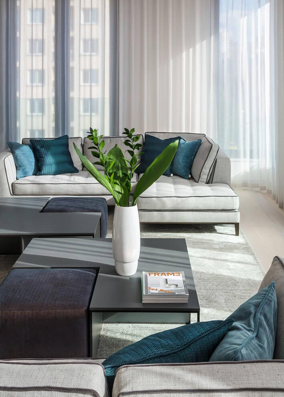 ameublement design séjour appartement moderne