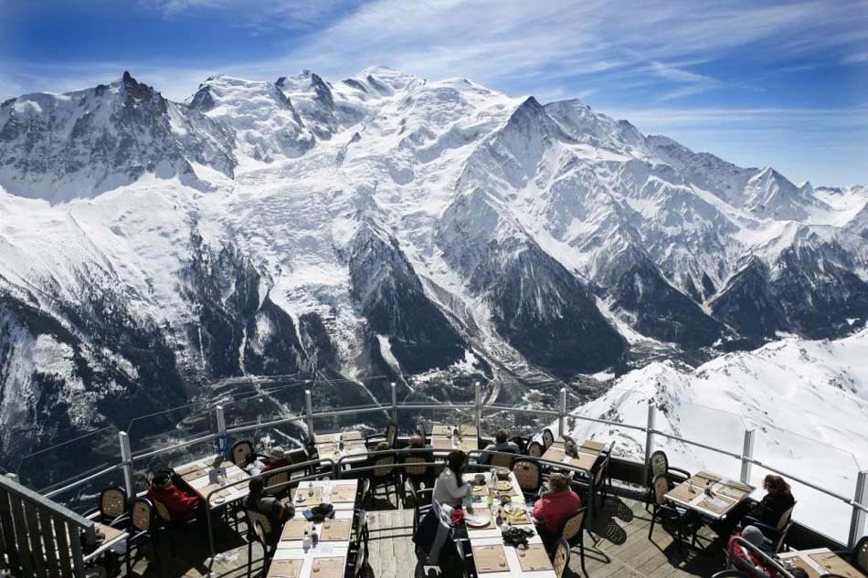 restaurant original dans les alpes mont banc