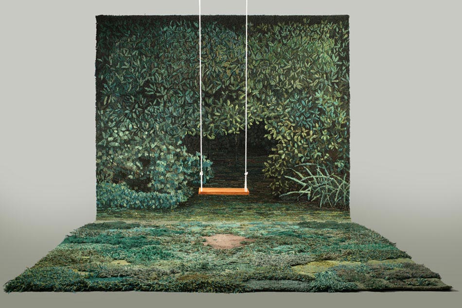 tapis revêtement mural inspiré par la nature
