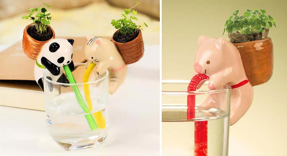 cochon accessoires pots de fleurs déco enfants