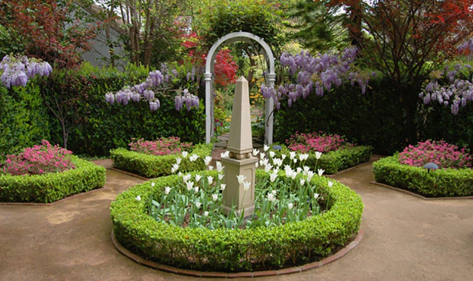 Paysage de jardin aménagement réussi de jardin