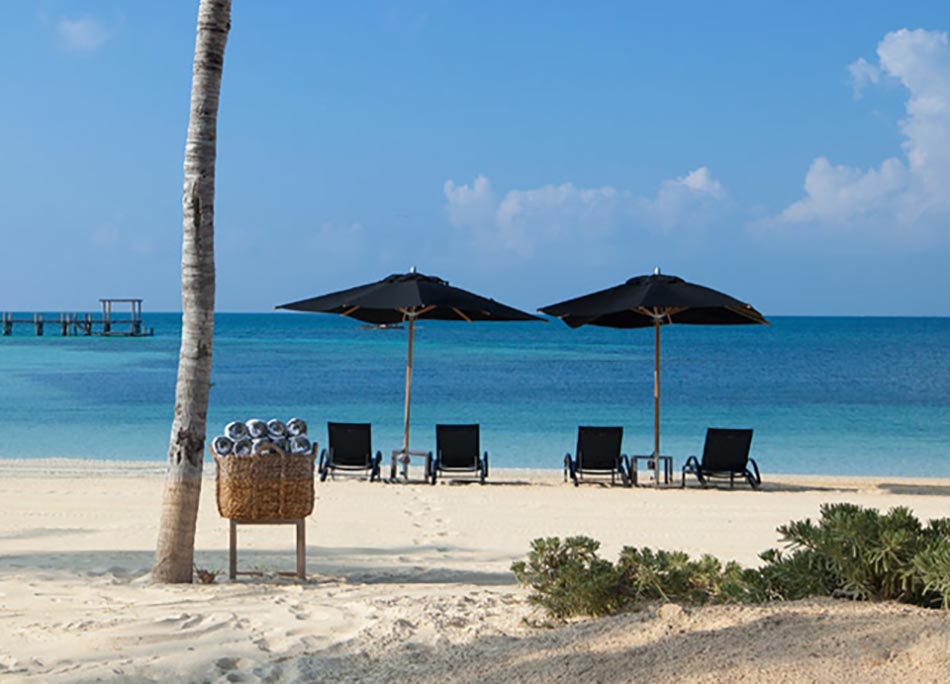 plage privée Nizuc Resort vacances au Mexique cancun