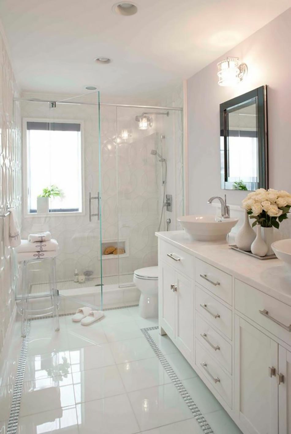 verre paroi douche