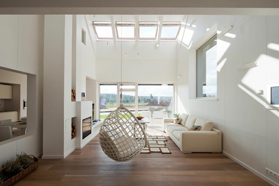 intérieur design en blanc 