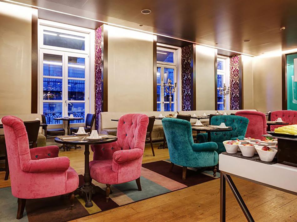 Restaurant de l'hôtel chic LX à Lisbonne