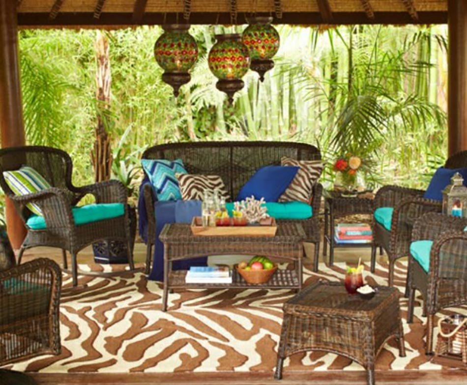 salon de jardin accessoires coussins outdoor