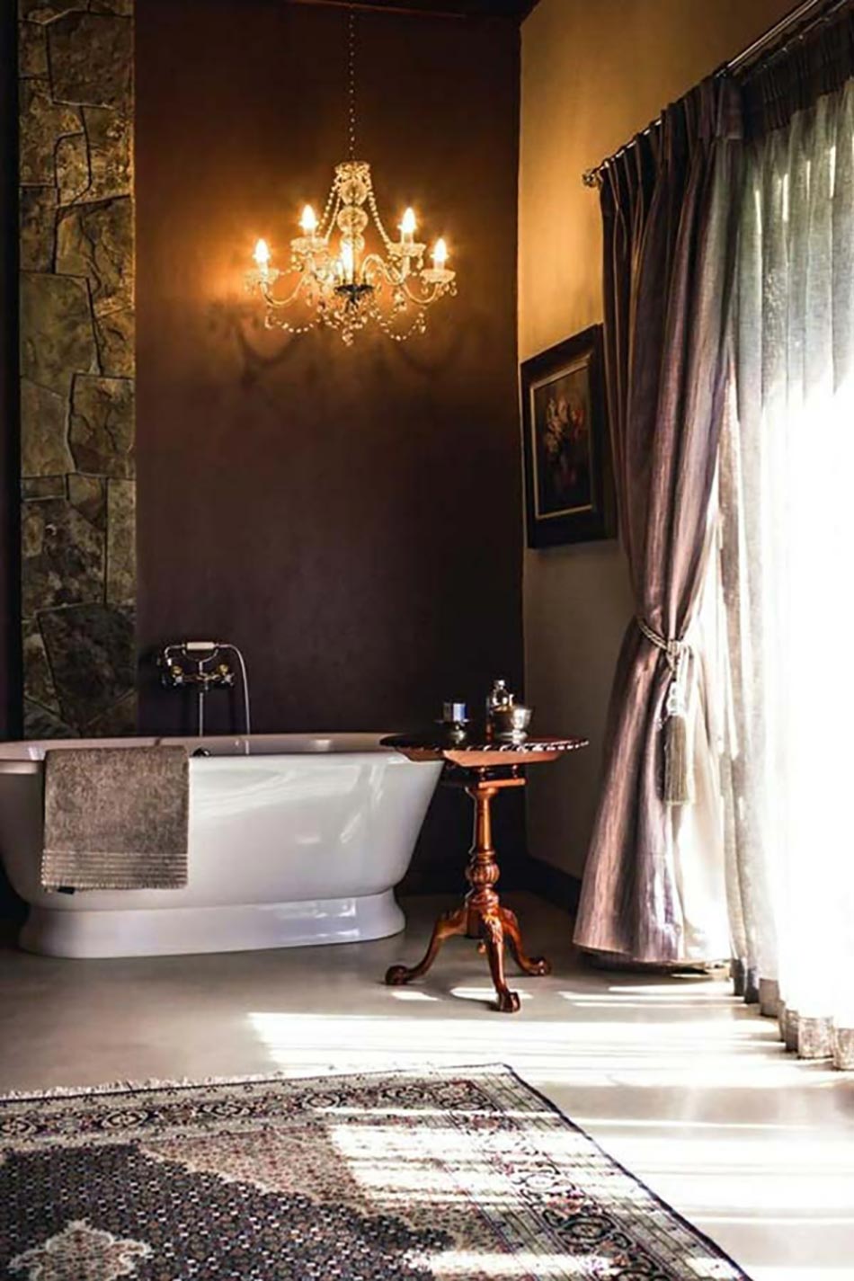 classe et luxe salle de bains moderne