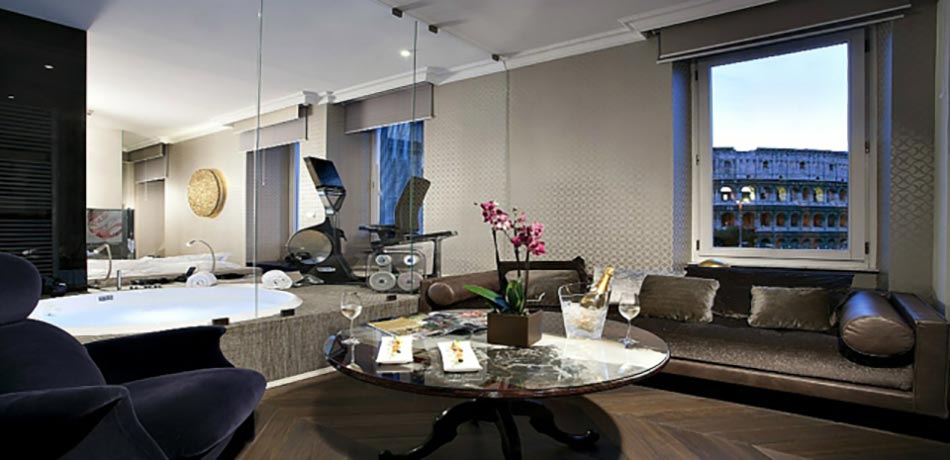 hotel de luxe face colisée rome