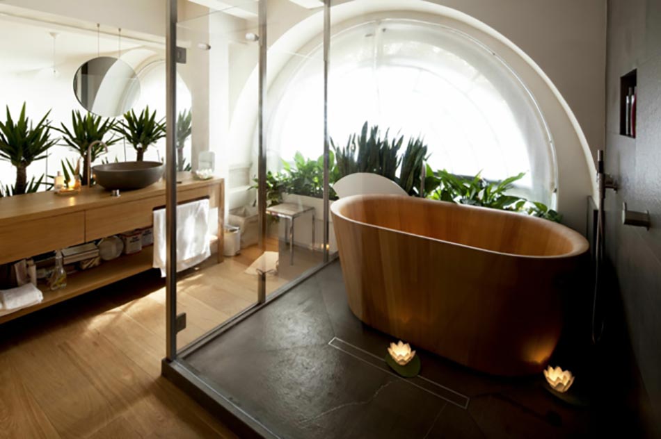 design japonais salle de bain zen