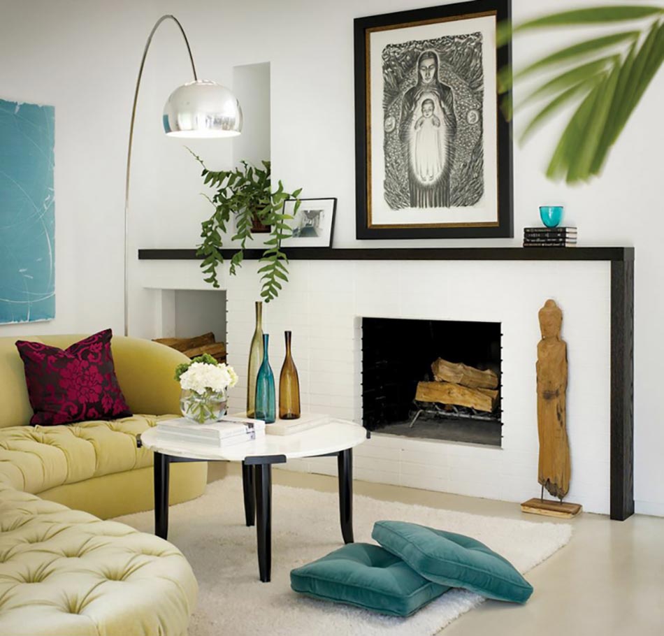 Ambiance accueillante salon moderne