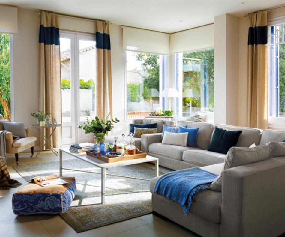 séjour moderne design sympa