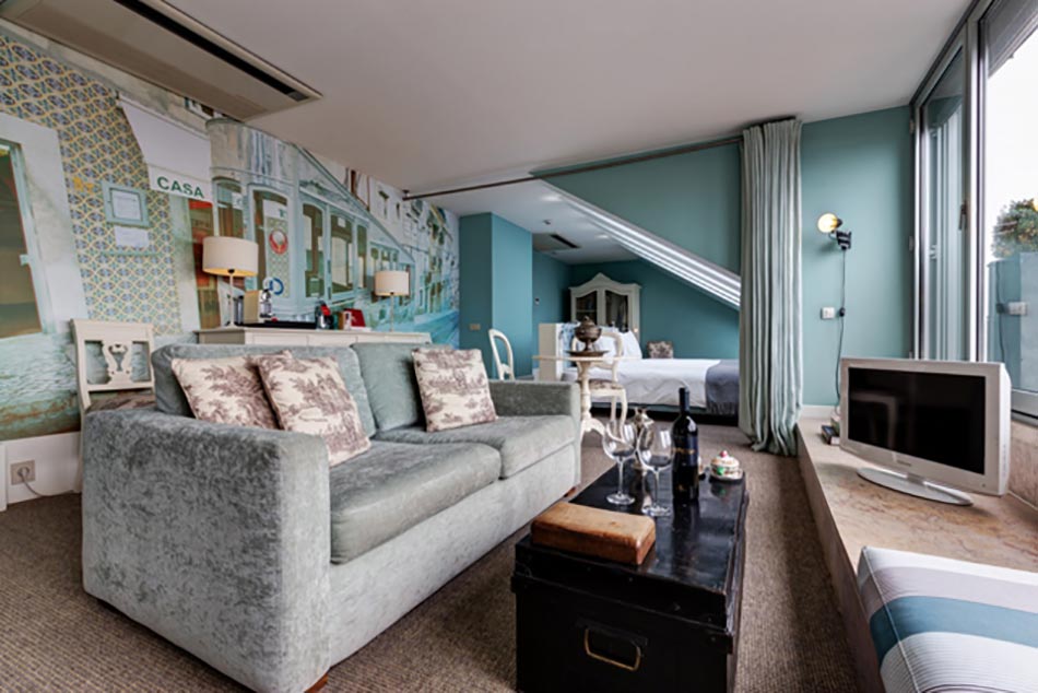 Suite du boutique hôtel LX à Lisbonne