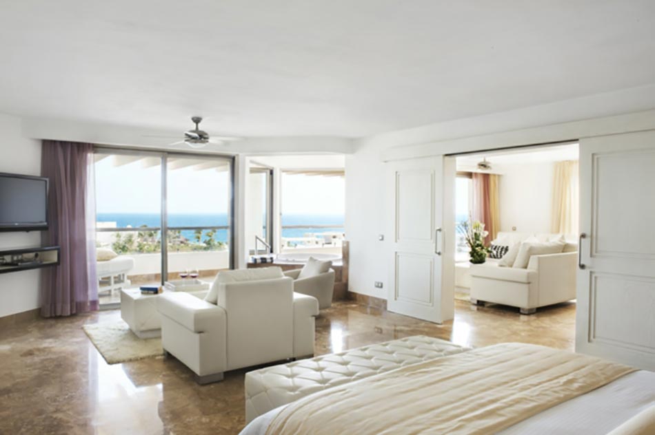 chambre suite luxe hotel Cancun Mexique