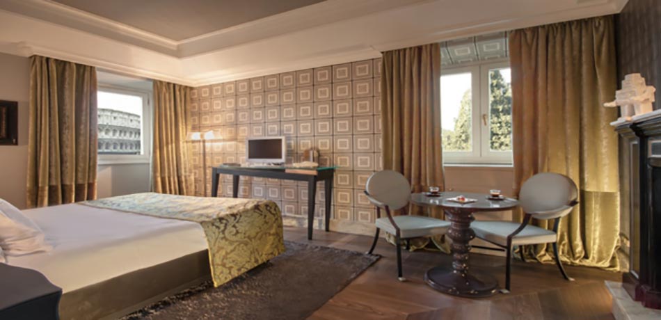 chambre de luxe palace manfredi rome
