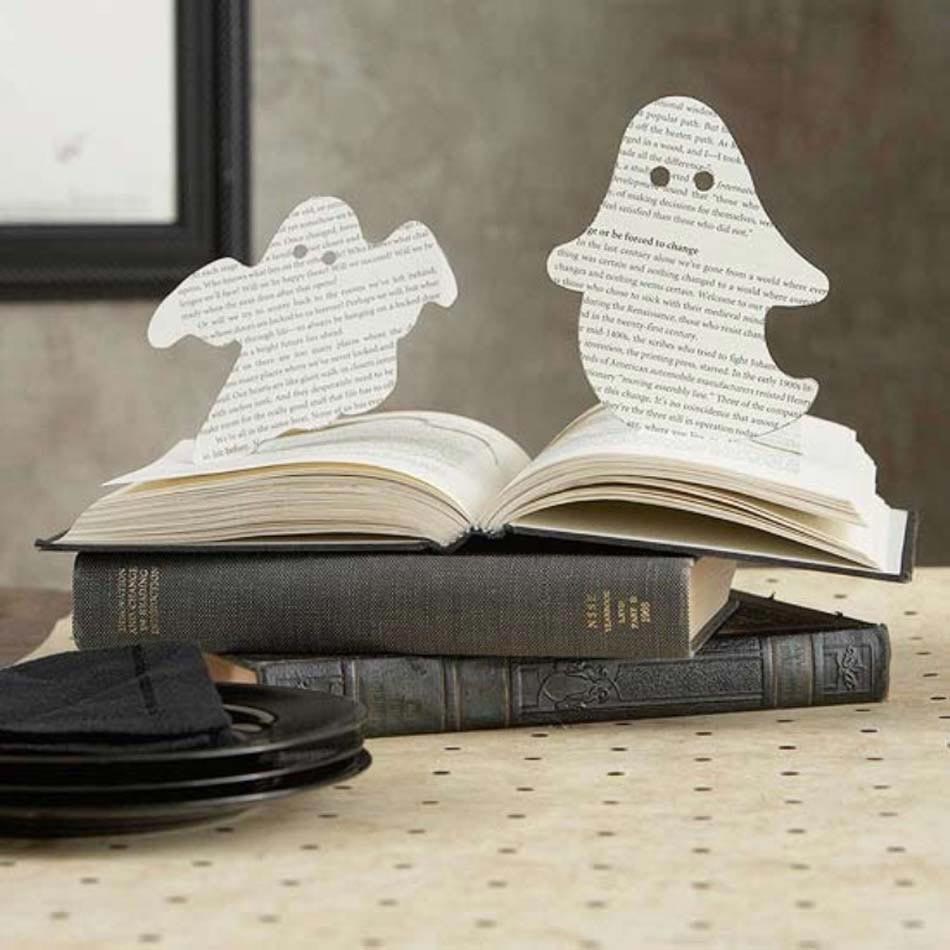 fantômes créatifs en papier halloween