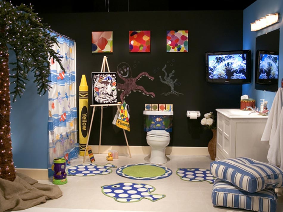 salle de bain enfant unique