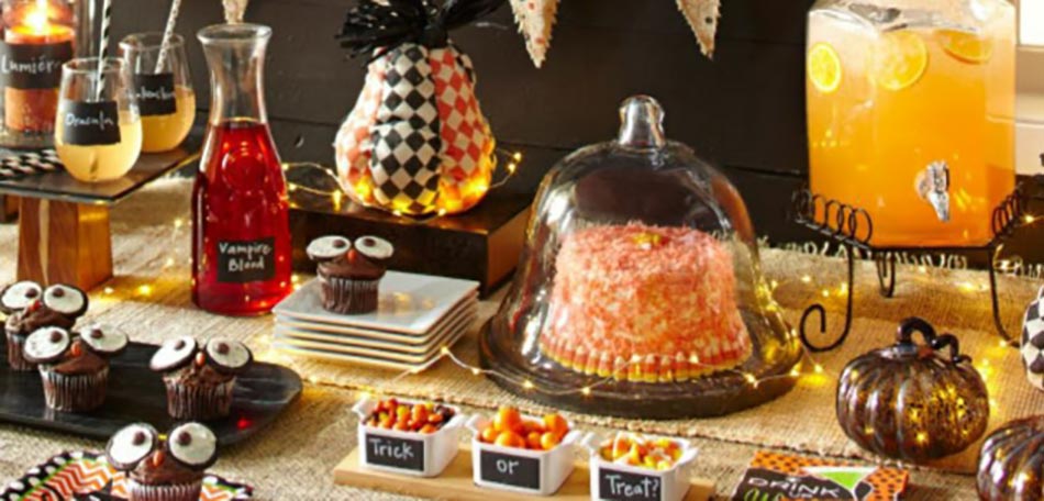 idées déco halloween table de repas