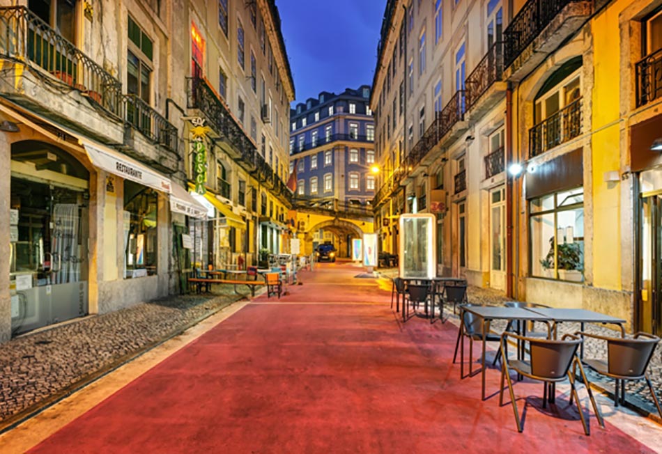 Restaurant du boutique hôtel LX à Lisbonne