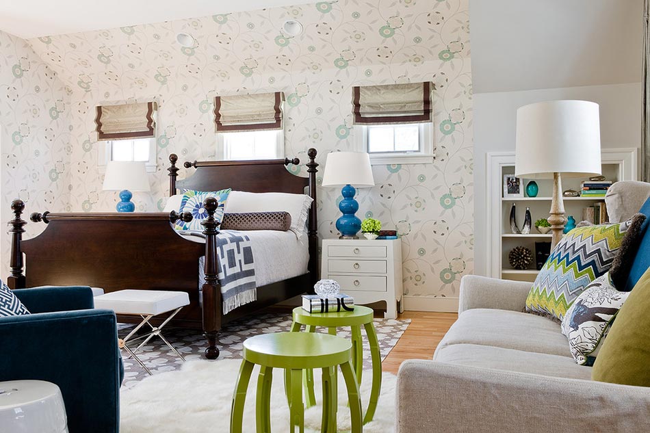 chambre aux tapis superposés moelleux