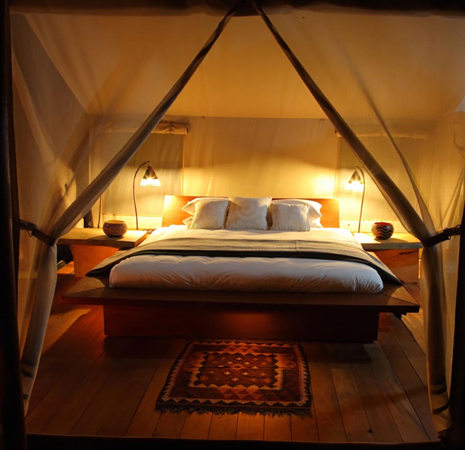 double lit tente safari au Kenya