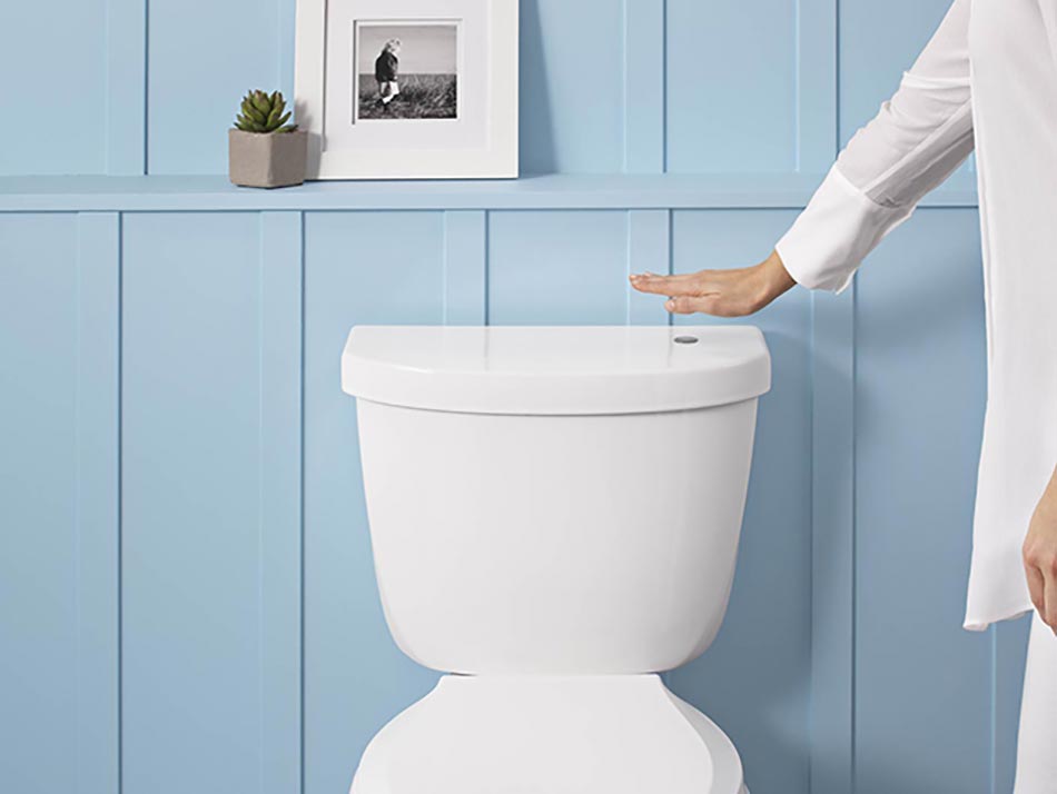 Capteur de mouvement pour enclencher l’eau sans toucher système pour tirer l'eau sans contact