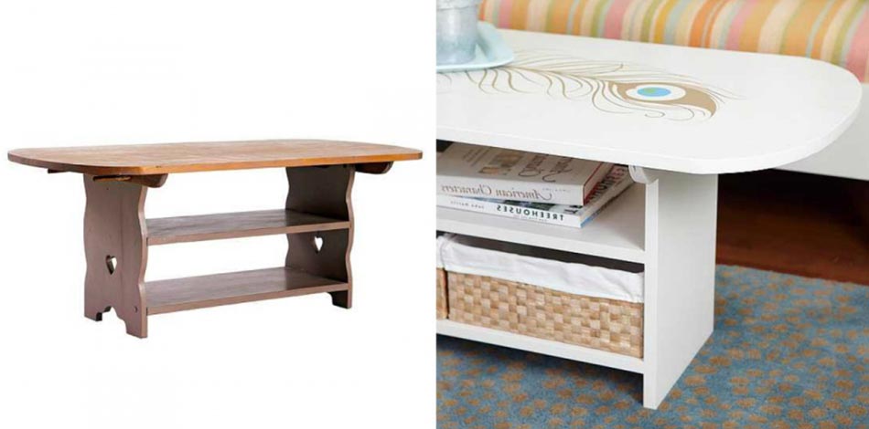table basse créative et refaite