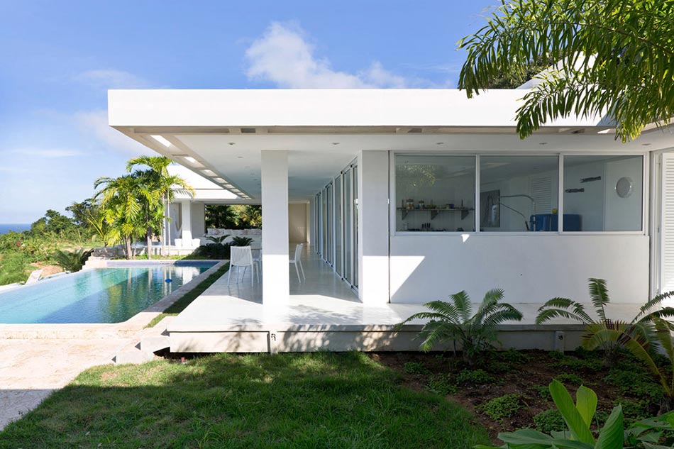 Maison de vacances dans un cadre exotique et paradisiaque avec magnifique panorama résidence secondaire de vacances exotiques caraïbes