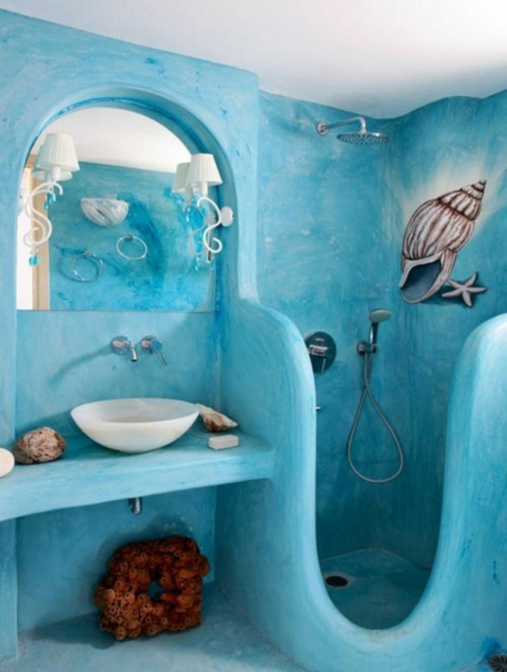 Salle de bain au design marin Salle de bain au design marin