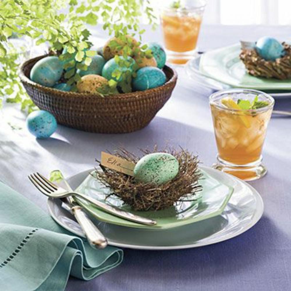comment décorer la table de Pâques idées de décoration de table pour Pâques
