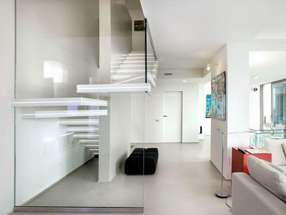 escalier design luxio lumineux intérieur