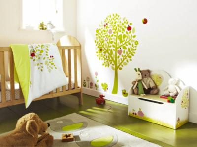 décoration en stickers muraux spécial chambre de bébé
