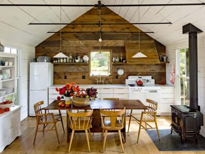 design cuisine éclectique rustique vintage