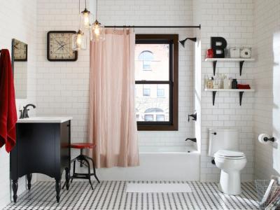 salle de bains moderne design industriel