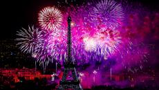 La Tour Eiffel lors de la fête nationale du 14 juillet