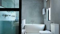 salle de bain en béton très design