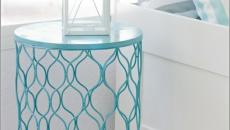 corbeille transformée en table d'appoint déco design