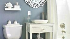 Déco marine pour salle de bain en bleu