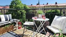 aménagement d'un petit balcon de ville