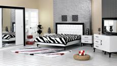 Très design chambre à coucher aux allures contemporaines